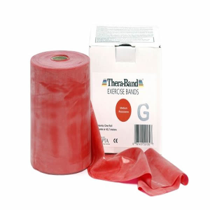 Thera-band 15 cm x 47,5 m rojo-medio